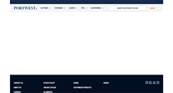 Desktop Screenshot of portwest.com